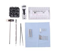 UrbanFlyingFox Watch Kit Di Cinghie per Cinturino, 98 nel 1 Levapunti,Per Barre un Molla con Pin Extra 72 Pin, Supporto per 1 Pz, Pinzette per 1 Pz, 1 Paio Di Occhiali per Occhiali