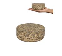 UrbanFocal Barattolo rotondo in marmo corallo con coperchio, 10,2 cm, per sale e gioielli, piccolo contenitore per spezie fatto a mano, organizer da scrivania per graffette, corallo