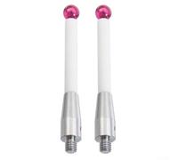 UrbanHui 2 pezzi A-5000-3709 CMM sonda stilo 50 mm stelo 6 mm sfera Ruby-Rod Touch Probe Tip albero filettato per ispezione di misurazione apparecchiature di prova