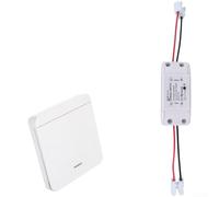 UrbanHui AC90 ~ 250 V Telecomando Senza Fili Interruttore RF433 Con Ricevitore Compatto E Alta Capacità Di Carico Per La Casa Automazione Setup (LN3+1 * pannello)