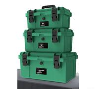 UrbanHui Cassetta degli attrezzi impermeabile a doppio strato in ABS e design ergonomico (45,7 cm)