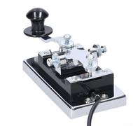 UrbanHui Chiave telegrafica K4 da 6,5 mm per comunicazioni radio con contatti in argento puro e piastra di base in ferro robusto (6,5 mm)