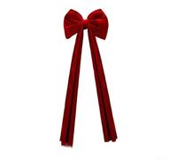 UrbanHui Ciondolo a forma di fiocco in tessuto per albero da appendere, progettato per uso festivo, con materiale e forma classica a fiocco (piccolo)