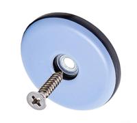 UrbanHui Confezione da 12 feltrini resistenti per mobili con base in PTFE per movimenti senza sforzo e protezione del pavimento, blu (38)