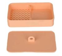 UrbanHui Contenitore per amido di mais in argilla polimerica con design in plastica per aiutare a mantenere lo spazio di lavoro pulito e l'applicazione della polvere controllata (beige)