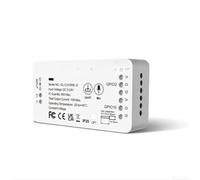 UrbanHui Controller LED Musica WiFi App Controllo con Microfono per WS2812/SK6812 Striscia indirizzabile UART Firmware Aggiornamento 10A 5-24V Illuminazione dinamica multimodale per decorazione casa