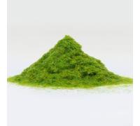 UrbanHui Erba artificiale in polvere da 500 g, in nylon statico, verde, per modellismo, ferrovia, scenario, diorama, paesaggi di guerra (30 g)