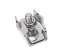 UrbanHui Forte morsetto per fune metallica singola testa di morsetto realizzato in acciaio inossidabile 304 con bullone e dado di bloccaggio per una linea freno stabile e fissaggio del cavo in vari