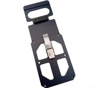 UrbanHui Guida per sega circolare elettrica con piastra ad angolo retto e morsetto laterale regolabile per un taglio stabile e preciso, adatta per vari strumenti per la lavorazione del legno (nero)