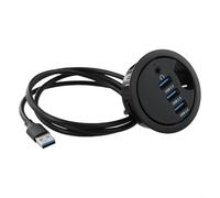 UrbanHui Hub USB 3 0 con design con occhielli e caratteristiche audio per spazi di lavoro semplificati