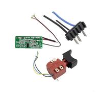 UrbanHui Interruttore Drill Control Board Ricambio per WORX WU390 WX390 WX390.1 WU390.9 20V Accessori Plastica Facile Installare Parte di Riparazione