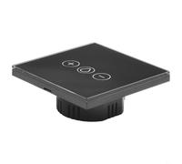 UrbanHui Interruttore timer per riscaldamento, monitor da 4400 W, controllo vocale e app, vetro temperato impermeabile, conto alla rovescia, controllo di gruppo, risparmio energetico (nero)