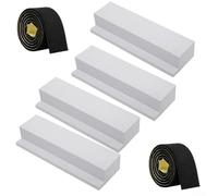 UrbanHui Kit di guarnizioni in schiuma per condizionatore d'aria a forma di U per prevenire perdite d'aria polvere e rumore, supportando un'efficiente gestione del clima (B)
