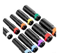 UrbanHui Kit di prolunga per bussole a gambo cavo, 12 pezzi, compatibile con chiave elettrica da 1/2 pollice e strumenti per cacciavite (10 mm)