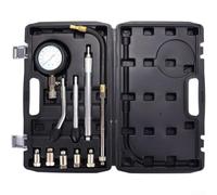 UrbanHui Kit tester di compressione cilindro motore, kit diagnostico pressione cilindro per moto, auto, camion, test di compressione del motore e risoluzione dei problemi