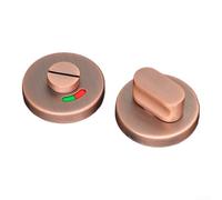 UrbanHui Maniglia per serratura della porta del bagno in acciaio inox di grado commerciale con indicatore di occupazione, progettata per aree ad alto traffico che richiedono uno stato di accesso