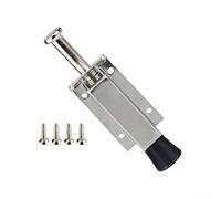 UrbanHui Pedale in acciaio inox per stabilizzatore in gomma per porta di supporto (140 mm)