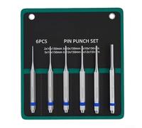 UrbanHui Punzone per rullo in acciaio legato resistente, 2-8 mm, scalpello e cono, per marcatura di precisione e attività di riparazione in officina (6 pezzi)