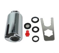 UrbanHui Risparmio idrico Automatico Rubinetto Sensore Adattatore Rilevazione di Movimento a Infrarossi USB Ricaricabile Facile Installa ABS 79x41mm Cromato per Cucina Bagno Ufficio