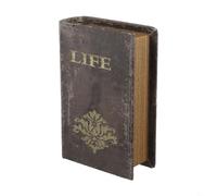 UrbanHui Set di contenitori decorativi vintage per libri, elegante scaffale, ornamento per casa e ufficio, decorazione per esporre oggetti di scena libreria, tavolino da caffè (piccolo)
