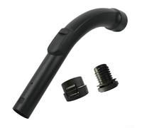 UrbanHui Set di dadi per tubi flessibili con estremità piegate per aspirapolvere compatibile con vari modelli con regolatore dell'aria per controllo dell'aspirazione, adatto per contenitori compatti