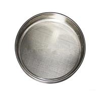 UrbanHui Setaccio standard da laboratorio in acciaio inox, 10-100, apertura a rete, telaio cromato, diametro 20 cm, per ispezione di campioni nell'industria farmaceutica chimica alimentare (100 maglie