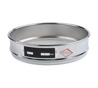 UrbanHui Setaccio standard da laboratorio in acciaio inox, con apertura a rete 10-100, telaio cromato, diametro 20 cm, per ispezione campioni nell'industria farmaceutica chimica alimentare (10 maglie)
