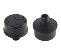 UrbanHui Silenziatore del compressore d'aria del ferro e della plastica progettato per la linea di aspirazione di 16mm e 20mm progettazione di basso profilo di compatibilità (B)