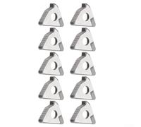 UrbanHui STM1603 Inserti in carburo 10 pezzi per tornio CNC Filettatura Tornitura Barra degli strumenti di precisione Guarnizione Protezione 16ER AG60 16IR AG60 SER SNR SNL Holder 14 7x13 6x3 2mm