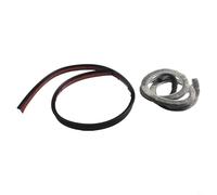 UrbanHui Striscia di guarnizione a spazzola per la parte inferiore della porta, lunghezza 100 cm, larghezza 5 cm, materiale TPE economico, risparmio energetico, affidabile e sicuro, facile