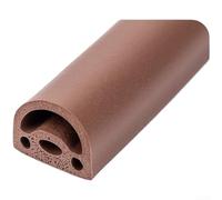 UrbanHui Striscia di guarnizione in silicone per porte e finestre, 6 m, isolamento acustico e resistente alle intemperie (G)