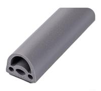 UrbanHui Striscia di guarnizione in silicone per porte e finestre, 6 m, isolamento acustico e resistente alle intemperie (C)