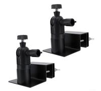 UrbanHui Supporto per pannello solare resistente alle intemperie con staffa di sicurezza per installazione stabile del pannello solare all'aperto e lunga durata (2 nero)