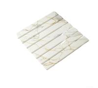UrbanHui Tappetino pieghevole in terra diatomacea per assorbire l'acqua, antiscivolo, in pelle PU, pieghevole, per piano di lavoro della cucina, bagno, 40 x 30 cm, bianco e nero (G)