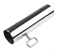 UrbanHui Tubo di fumo regolabile in acciaio inox con rete per evitare il surriscaldamento e tenda quando si utilizza una stufa a legna o un barbecue all'aperto