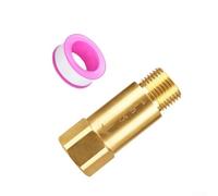 UrbanHui Valvola antigelo per rubinetti esterni, valvola antigelo in lega di alluminio da 1/2 pollice con filettatura G1/2, scarica automaticamente a 1-6 °C per rubinetti da giardino (1-4 ℃)