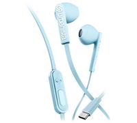 Urbanista Auricolari cablati, gestione delle chiamate senza groviglio USB C con microfono, ingresso stereo cablato USB tipo C, pulsante, San Francisco, blu lucernario, in-ear
