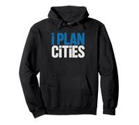 Urbanista Urbanistica Ufficio Pianificazione Felpa con Cappuccio