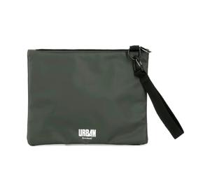 Urbanite Pouch Large clutch sling bag pochette uomo donna Siviglia 26x20 cm Verde Kaki