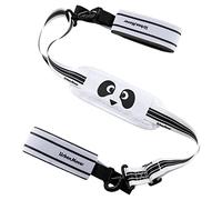 UrbanMover Cinghia per Sci e Bastoncini con Motivo Panda Nero, Cinghia Adatta per Donne, Uomini, Bambini Tracolla Regolabile per un Facile Trasporto dell'attrezzatura da Sci come Regalo