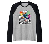 Urbano Alien: Hip-Hop Extraterrestre Street Vibes Maglia con Maniche Raglan