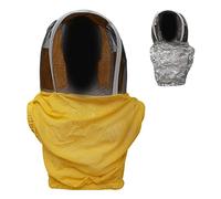 URBANSBEE Cappello Apicoltore Ventilata Cappuccio Apicoltura Velo di Protezione per Apicoltori Beekeeping Hat Aerato Proteggere Testa contro le punture delle api Naturale traspirante (Giallo Fantasia)