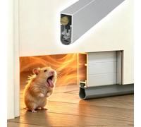 UrbanUp Paraspifferi Sottoporta Guarnizione Isolante a Scomparsa per Porta Della Camera Letto, Paraspifferi Automatico Porte, Guarnizione Porte Resistente Agli Agenti Atmosferici