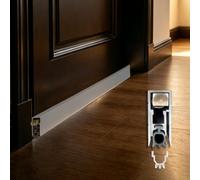 UrbanUp Paraspifferi Sottoporta Paraspifferi per Porte Automatiche Scomparsa, Guarnizione Invisibile Contro Spifferi, Vento, Rumore Polvere, Riempitivo Universale Regolabile Fessure