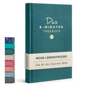 UrBestSelf The 6-Minute Diary PURE (Versione successiva) | Diario di ringraziamento anti stress | Diario per 6 minuti ogni giorno per il tuo sviluppo di personalità, più amore e attenzione (Petrolio, Tedesca)