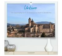 Urbino - Ein Spaziergang durch die Renaissance-Stadt in den Marken (hochwertiger Premium Wandkalender 2026 DIN A2 quer), Kunstdruck in Hochglanz: Ein ... Stadt Urbino in den Marken, Italien.
