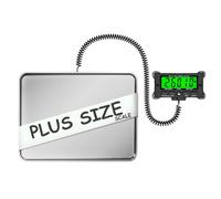 Urby Bilancia extra larga per peso corporeo, Talla Extra Balanzas para Pesar Personas, Bilancia Plus Size con display esterno facile da leggere. Regalo per anziani, persona taglie forti. Capacità 300