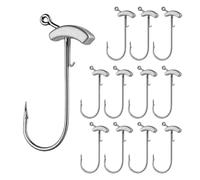Urchin Ami Kit da 12 Pezzi con Testine Jig Piombate Lunghe e Attrezzatura | Ami Jig Head Resistenti per la Pesca per Acqua Salata, Rana, Pesce Gatto, Polpo, Trota e