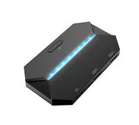 UrChoiceLtd G6L - Convertitore controller da gioco retroilluminato RGB USB tipo C per tastiera e mouse, adattatore LED per PS4/Xbox One/Xbox 360/Nintendo Switch/PS3 (nero)