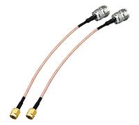 urcianow Cavo Adattatore N Femmina a SMA Maschio 15cm RG316 - Cavo Coassiale 50 Ohm Bassa Perdita per Antenna, Router WiFi, Ripetitore 4G, DVB-T, GPS - Alta Qualità